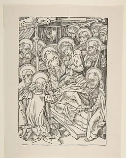 The Death of the Virgin by Anonymous, German, 15th century