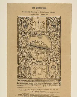 The Sacred Monogram and the Wounds of Christ by Anonymous, German, 15th century