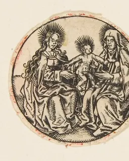 Virgin and Child with St. Anne by Anonymous, German, 15th century