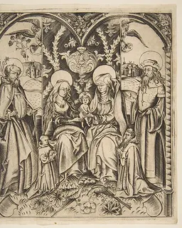 The Holy Family by Anonymous, German, 15th century