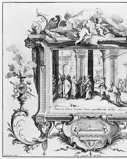Le Denier de César (The Tribute Money), from Le Nouveau Testament (The New Testament) by Jacques Callot