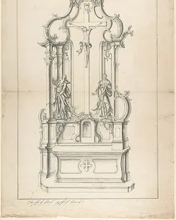 Design for an Altar by Anonymous, German, 19th century