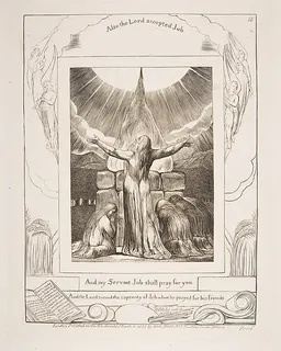 Job's Sacrifice by William Blake