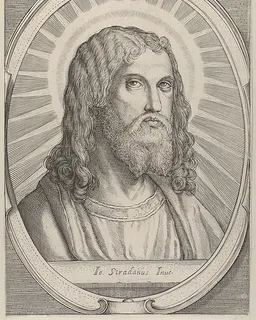 Head of Christ by Jan van der Straet, called Stradanus