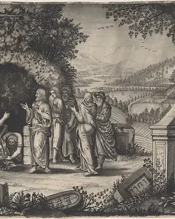 The Raising of Lazarus by Matthias Deigle