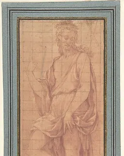 Standing Saint John the Baptist with The Lamb by Girolamo Macchietti