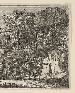 The Flight into Egypt by Claude Lorrain (Claude Gellée)