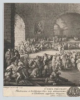 St. Paul Preaching in Athens by Jean Achille Bellanger