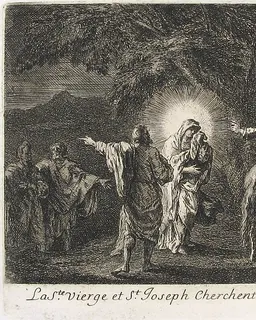 Virgin and St. Joseph Searching for Christ by Joseph François Parrocel