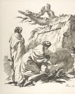 Flight Into Egypt by Jean-Baptiste Marie Pierre