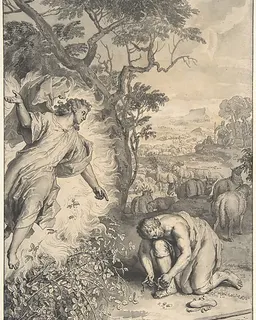 Moses and the Burning Bush by Gerard Hoet