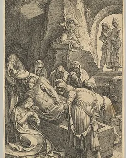 The Entombment, from "The Passion of Christ" by Ludovicus Siceram