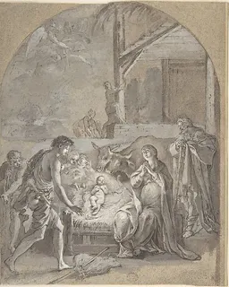 Adoration of the Shepherds by Anonymous, Italian, 18th century