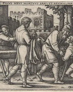 Return of the Prodigal Son, from The History of the Prodigal Son by Sebald Beham