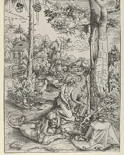St. Jerome in the Wilderness by Lucas Cranach the Elder