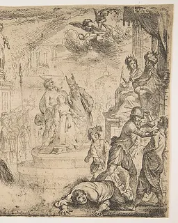 The Martyrdom of St. Catherine by Claude Vignon