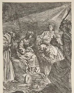 The Adoration of the Magi by Claude Vignon
