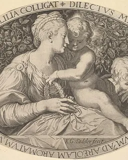 Madonna and Child by Aegidius Sadeler II