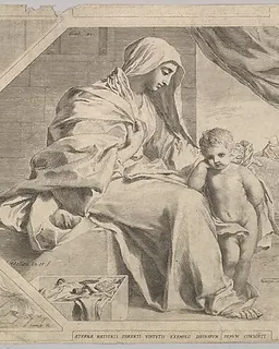 Holy Family by Claude Mellan