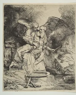 Abraham's Sacrifice by Rembrandt van Rijn