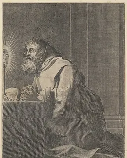 St. Francis de Paul by Claude Mellan
