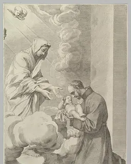 St. Gaëtan, Founder of the Theatines by Claude Mellan