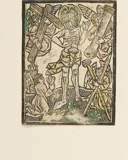 The Man of Sorrows with Angels by Anonymous, German, 15th century