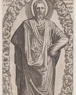 Christ, from "Christ, the Twelve Apostles and St. Paul" by Lambert Suavius