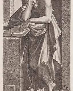 St. Simon, from "Christ, the Twelve Apostles and St. Paul" by Lambert Suavius