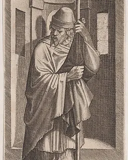 St. James Major, from "Christ, the Twelve Apostles and St. Paul" by Lambert Suavius