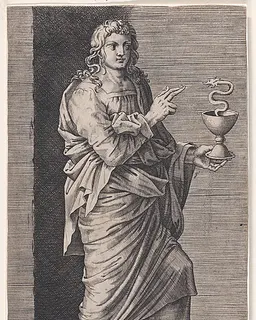 St. John the Evangelist, from "Christ and the Apostles" by Lambert Suavius