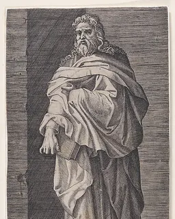 St. Matthias, from "Christ and the Apostles" by Lambert Suavius