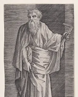 St. Matthew, from "Christ and the Apostles" by Lambert Suavius