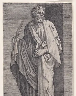 St. Bartholomew, from "Christ and the Apostles" by Lambert Suavius