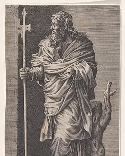 St. Thomas, from "Christ and the Apostles" by Lambert Suavius