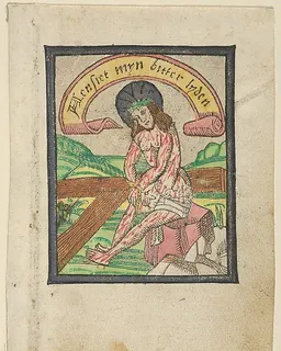 Man of Sorrows by Anonymous, Netherlandish, 15th century