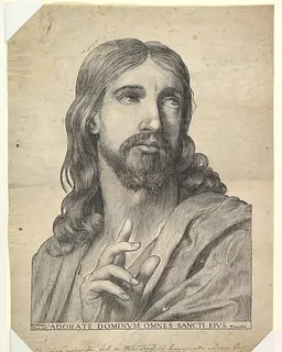 Bust of Christ Blessing by Wilhelm Traut