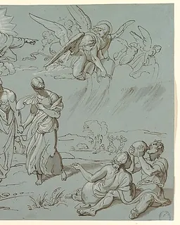 God Summons Noah and His Family into the Ark by Joseph von Führich