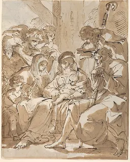 Adoration of the Shepherds by Ubaldo Gandolfi