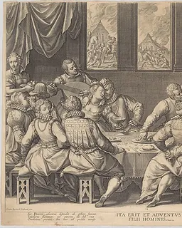 Mankind Awaiting the Last Judgement by Johann Sadeler I