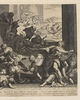 Massacre of the Innocents by Aegidius Sadeler II