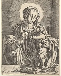 Virgin and Child by Simon Wynhoutsz Frisius