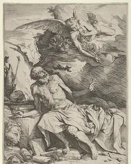 Saint Jerome Hearing the Trumpet of the Last Judgment by Jusepe de Ribera (called Lo Spagnoletto)