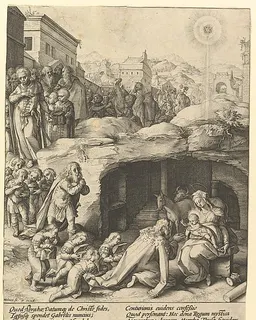 The Adoration of the Magi by Hendrick Goltzius