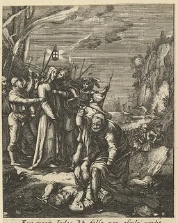 The Betrayal of Christ, from "The Passion of Christ" by Nicolas Cochin