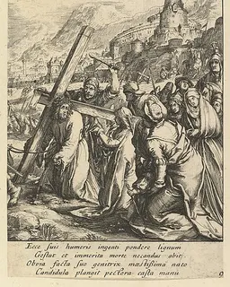 Christ Carrying the Cross, from "The Passion of Christ" by Nicolas Cochin