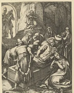 The Entombment, from "The Passion of Christ" by Nicolas Cochin