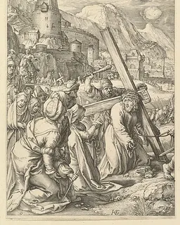 Christ Carrying the Cross, from "The Passion of Christ" by Anonymous