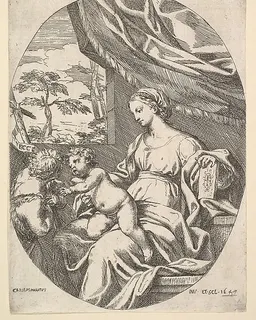 The Virgin and Child with the Young St. John the Baptist by Carlo Maratti