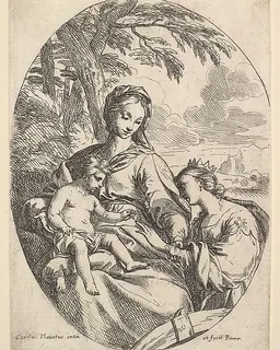 The Marriage of St. Catherine by Carlo Maratti